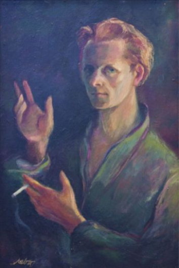 Image - Myron Levytsky: Self-portrait (1946).