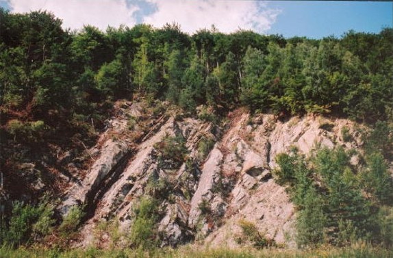 Image -- Low Beskyd landscape: a rocky hill in the vicinity of Losie.