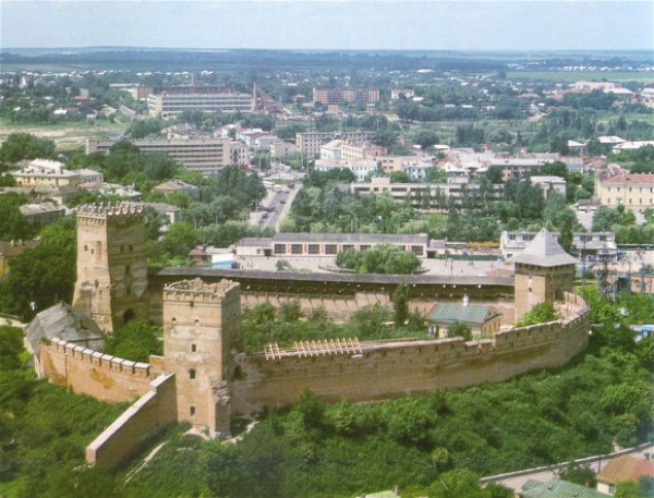 Image - The Lutsk Castle (13th-16th century) (aerial view).