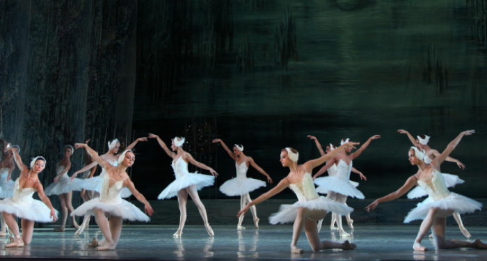 Image -- The production of P. Tchaikovsky Swan Lake at the Lviv National Academic Theater of Opera and Ballet.