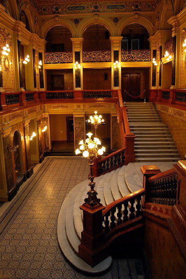 Image -- Lviv National Academic Theater of Opera and Ballet (foyer).