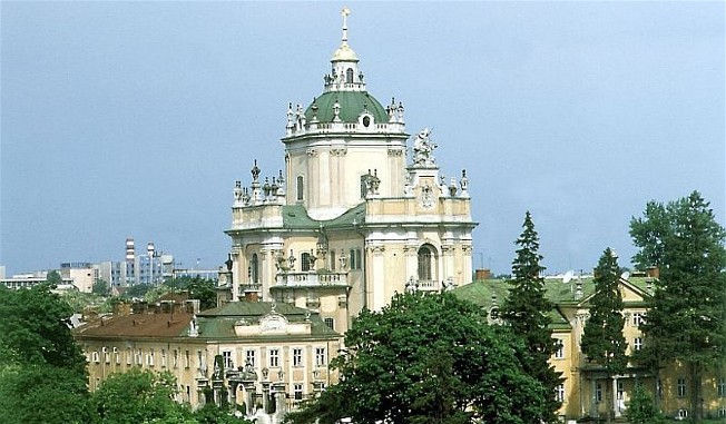 Image -- Saint George's Cathedral in Lviv.