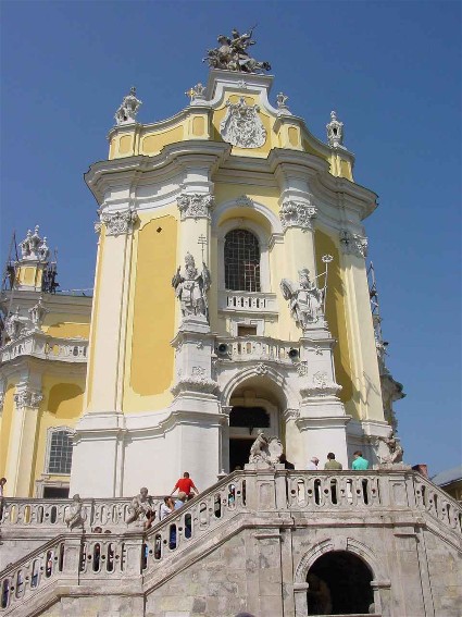 Image - Saint George's Cathedral in Lviv (main entrance).