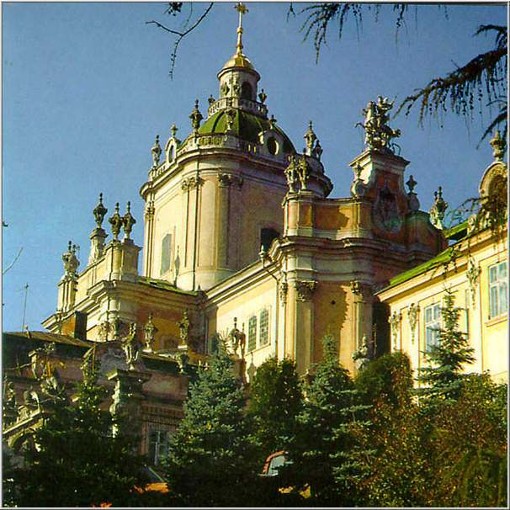 Image -- Saint George's Cathedral in Lviv.