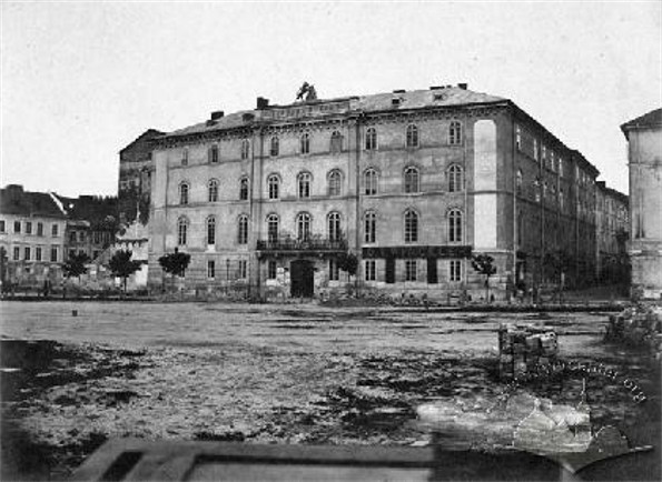 Image - The People's Home in Lviv (1860s view).