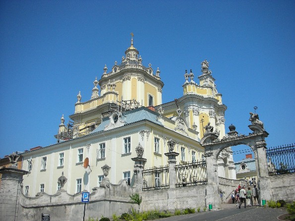 Image -- Saint George's Cathedral in Lviv.