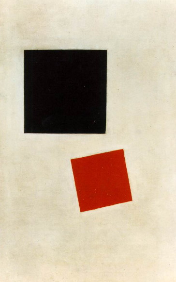 Image - Kazimir Malevich: Black Sqare Red Square (1915).