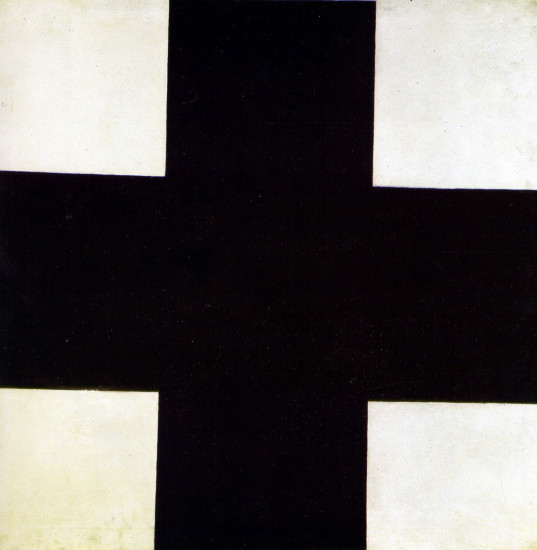 Image - Kazimir Malevich: Black Cross (1923).