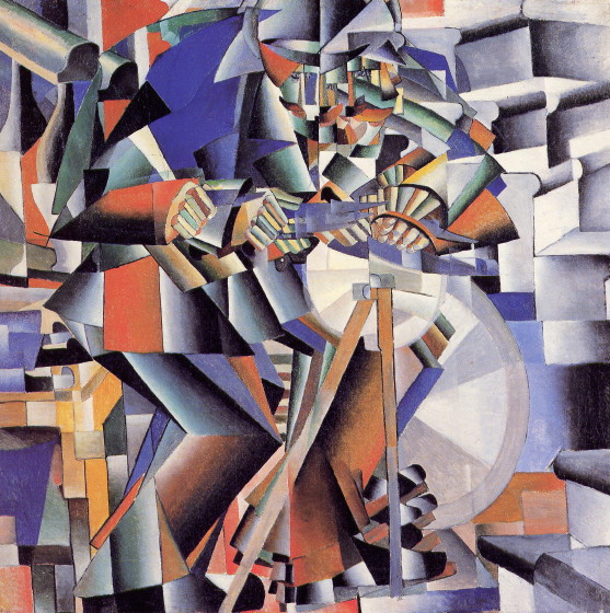 Image - Kazimir Malevich: The Knife Grinder (1912-13).