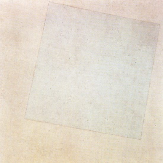 Image - Kazimir Malevich: White on White (1918).
