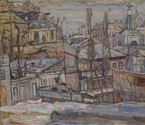 Image - Abram Manevich: A View of Kyiv (1910).