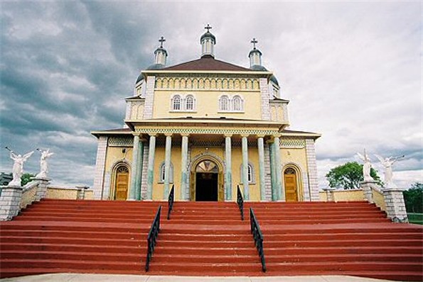 Image -- The Ukrainian Catholic Church of the Immaculate Conception in Cook's Creek, Manitoba.