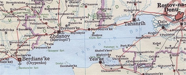 Image -- Map of the Tahanrih Bay.