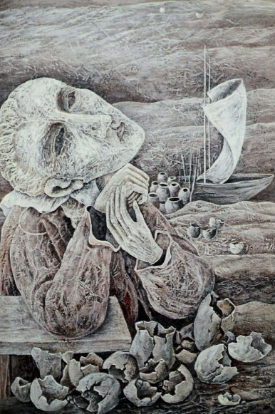 Image -- Ivan Marchuk: Meditation (1975).