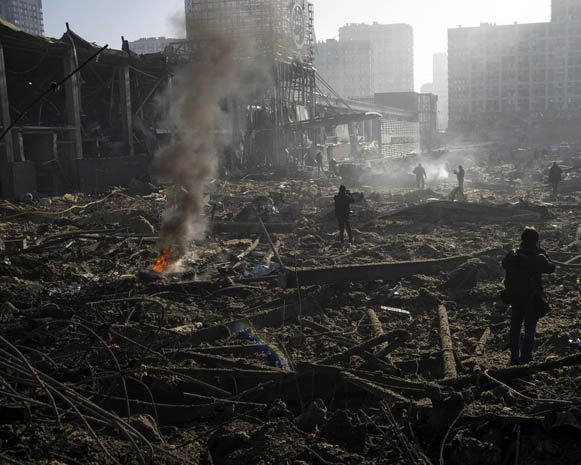 Image - Mariupol (after Russian bombing in March 2022).