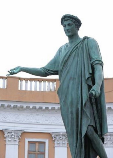 Image - Ivan P. Martos: monument of Armand-Emmanuel Richelieu in Odesa.