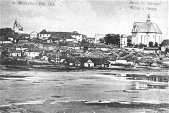 Image - View of Medzhybizh (early 20th century postcard).