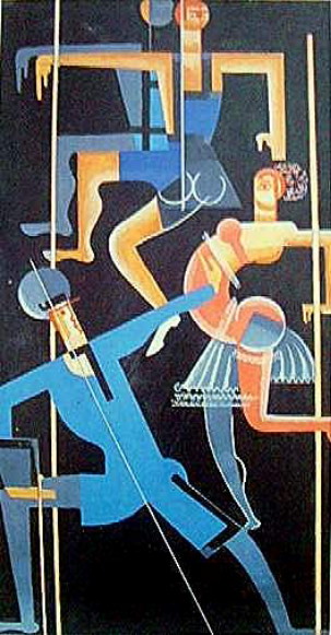 Image - Vadym Meller: A Blue Dancer.