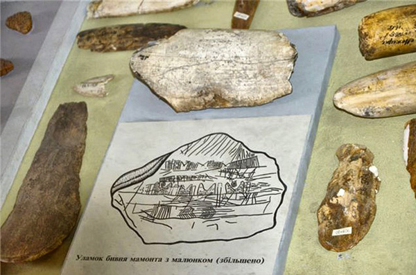 Image -- The Mezhyrich archeological site (artefacts).
