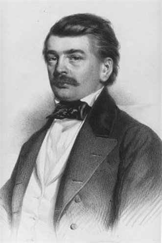 Image -- Franz Miklosich (1853).