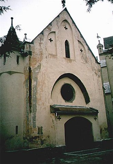 Image -- A 14th-century Gothic chapel in Mukachevo.
