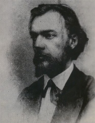 Image -- Mykola I. Murashko: Self-portrait (1868).