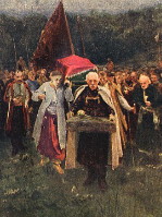 Image from entry Murashko Oleksander Burial of a Kish Otaman s in the Internet Encyclopedia of Ukraine