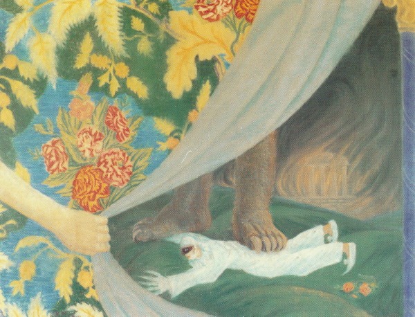 Image -- Yukhym Mykhailiv: Behind the Curtain of Life (1923).