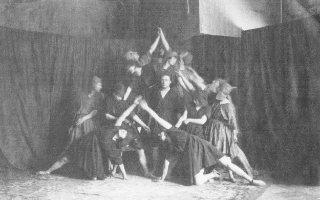Image -- Mykhailychenko Theater: The First Building of the New World (Kyiv performance, 1921).