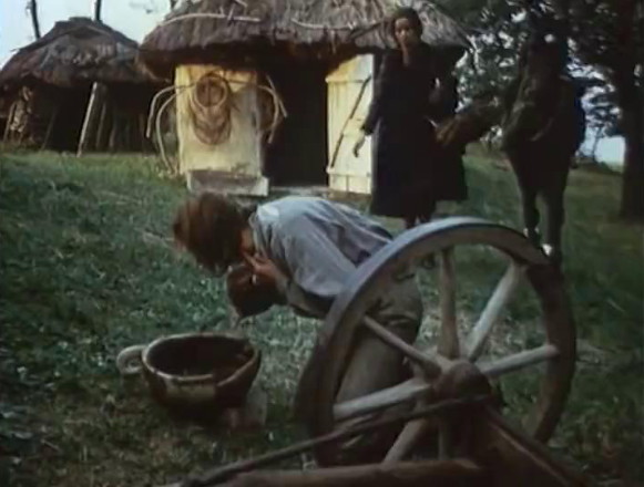 Image -- A scene from Ivan Mykolaichuk's film Babylon-XX (1979).