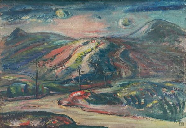 Image -- Dezyderii Myly: An Empty Field (1944).