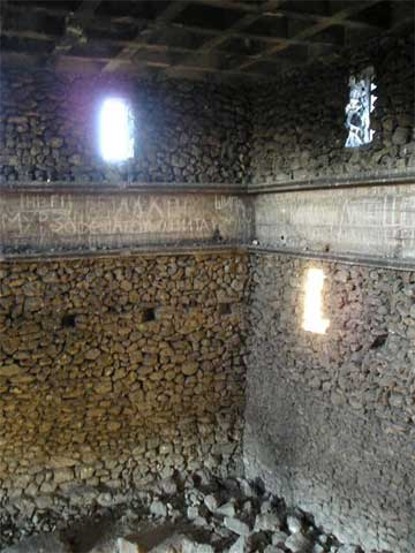 Image -- The interior of the mausoleum of the Scythian rulers of Neapolis (near Simferopol in the Crimea).