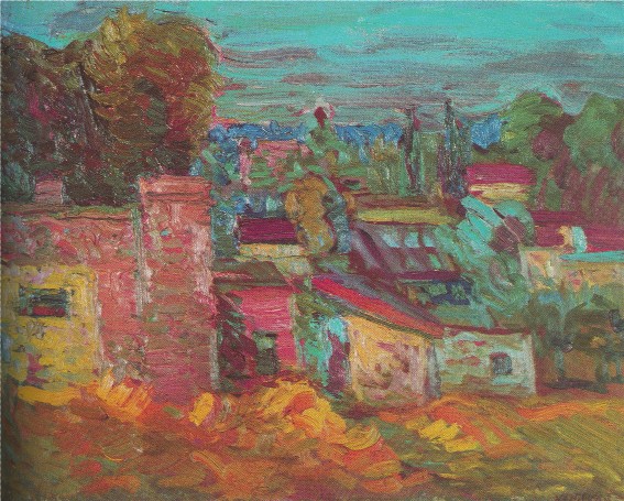 Image - Mykola Nedilko: Buildings (1958).