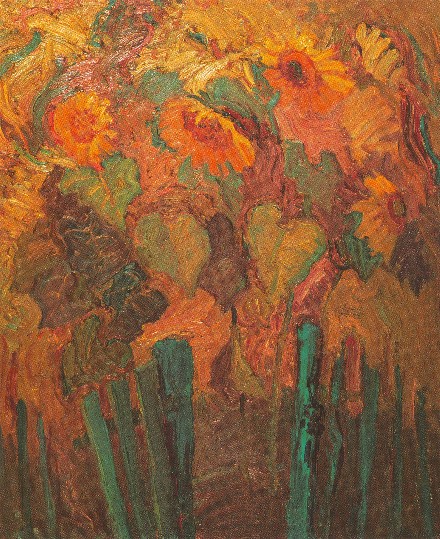 Image - Mykola Nedilko: Sunflowers (1976).