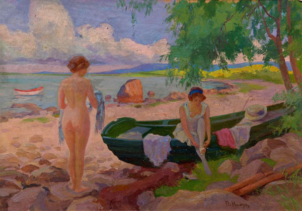 Image -- Petro Nilus: On the Beach.