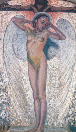 Image -- Oleksa Novakivsky: Awakening (1914).