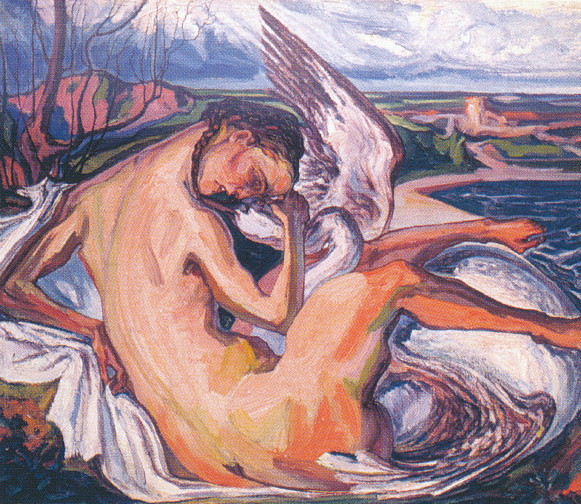 Image -- Oleksa Novakivsky: Modern Leda (1929).