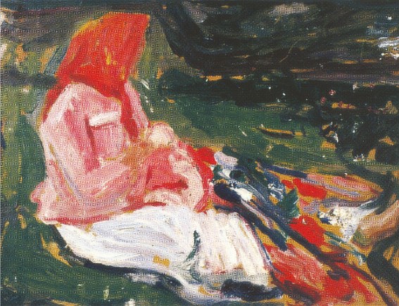 Image - Oleksa Novakivsky: A Woman with Child (1899).