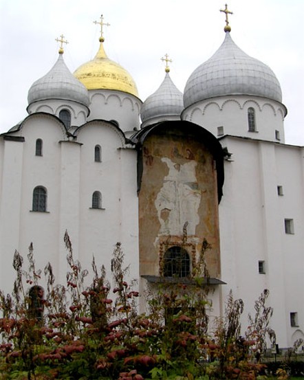 Image -- The Saint Sophia Cathedral in Novgorod (11th century).