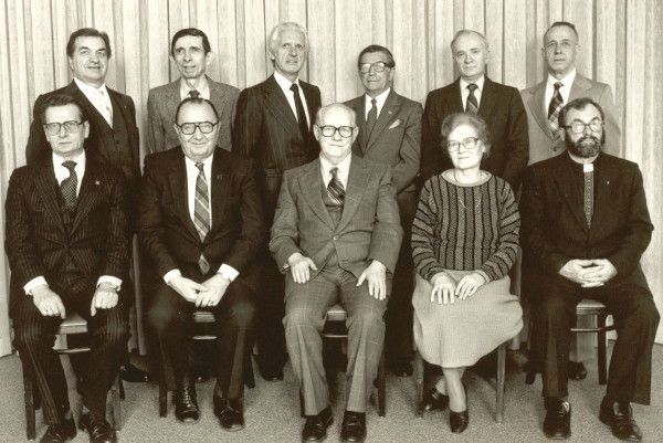 Image - The Shevchenko Scientific Society of Canada board (1981).