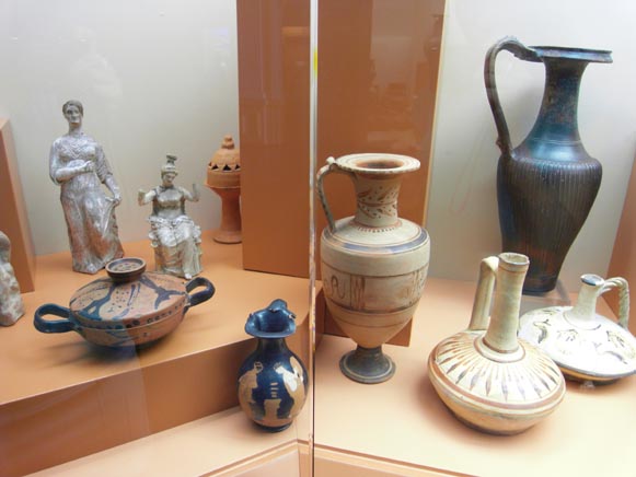 Image -- An ancient Greek exhibit at the Odesa Archeological Museum.