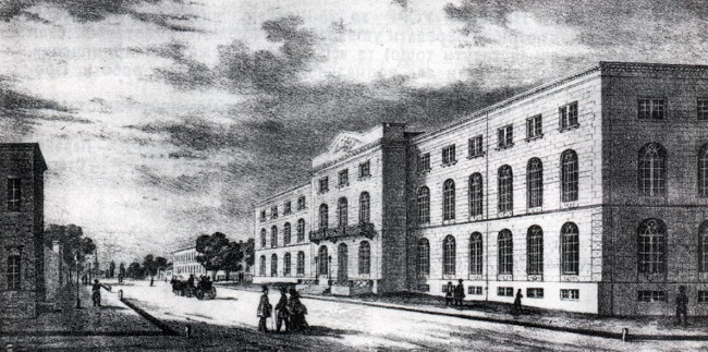 Image - Odesa University (19th-century engraving).