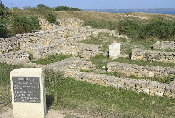 Image -- Ruins of Olbia's residential district.