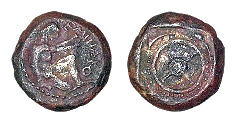 Image -- A stater coin (5th century BC) found at Olbia (in the Odesa Odesa Archeological Museum).