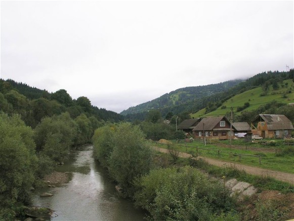 Image -- The Opir River near Skole.