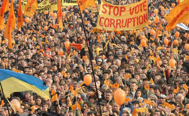 Image - The Orange Revolution (Kyiv, 2004): demonstration.