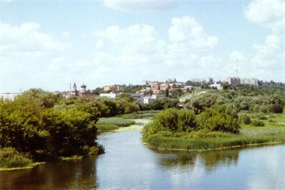 Image -- The Oskil River near Kupiansk.