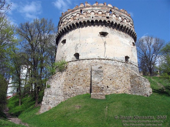 Image -- The Round Tower of the Ostrih castle (14th-16th century).