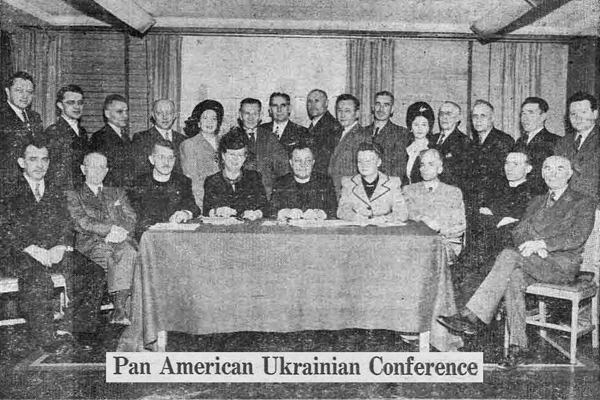 Image - Participants of the 1947 congress of Pan-American Ukrainian Conference.