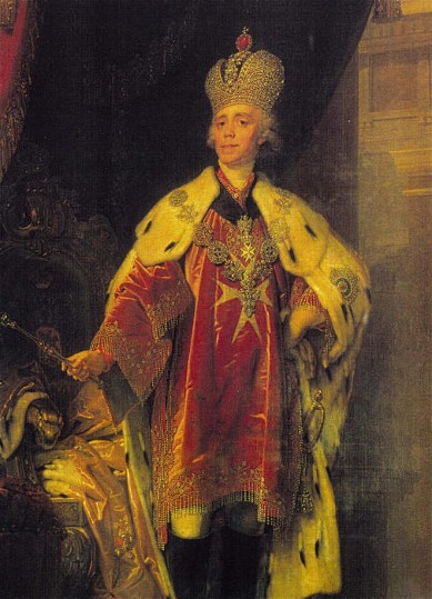 Image -- A portrait of Tsar Paul I.